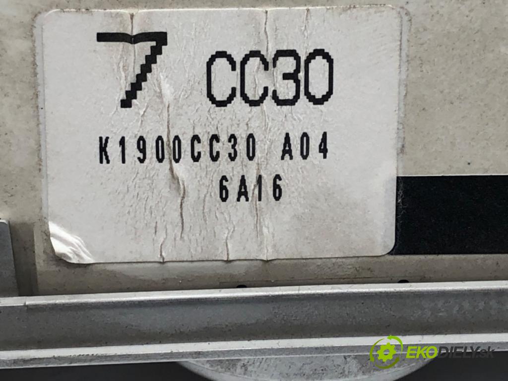MAZDA 5 (CR19) 2005 - 2010    2.0 CD (CR19) 81 kW [110 KM] olej napędowy 2005 - 2010  Panel ovládania kúrenia K1900CC30 (Prepínače, spínače, tlačidlá a ovládače kúrenia)