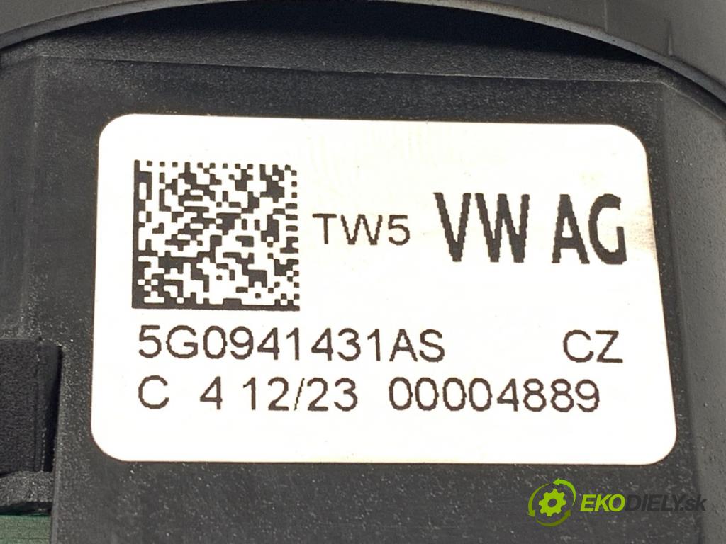 VW TRANSPORTER / CARAVELLE VI Autobus (SGB, SGJ, SHB, SHJ) 2015 - 2022    2.0 TDI 110 kW [150 KM] olej napędowy 2015 - 2022  spínač světel 5G0941431AS