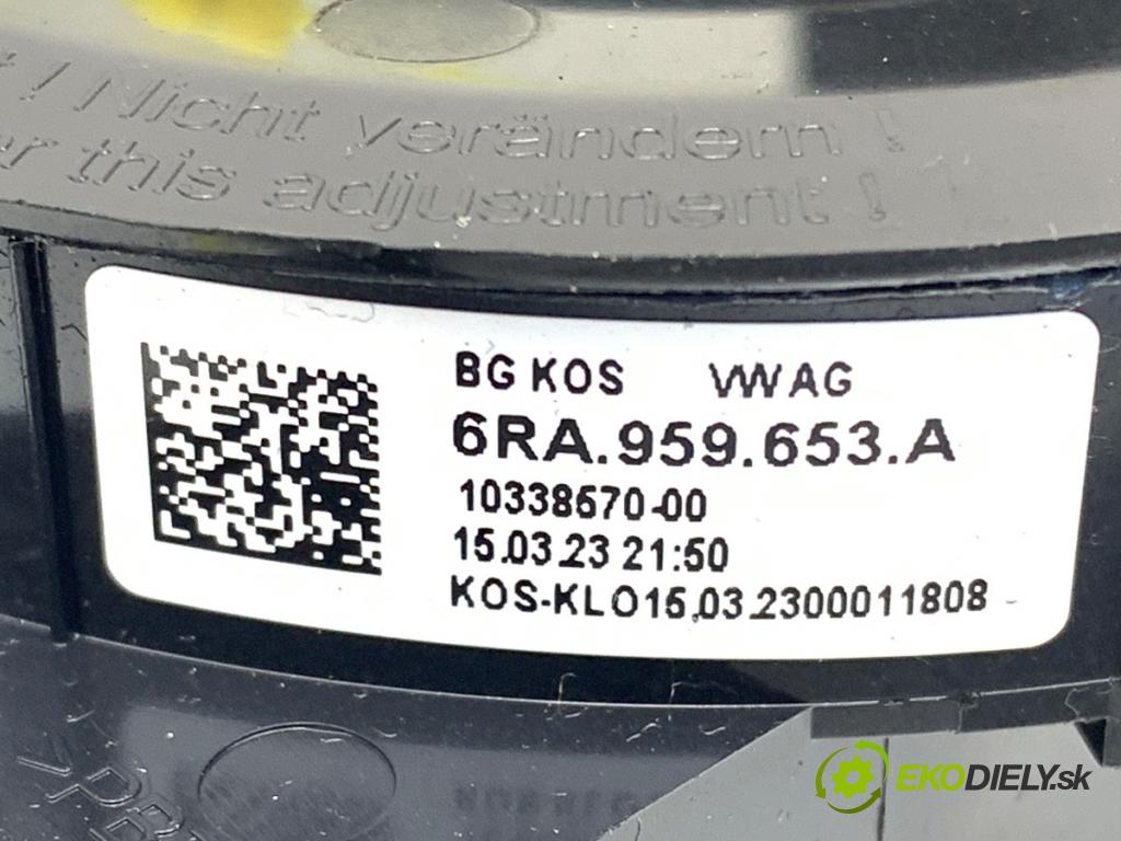 VW TRANSPORTER / CARAVELLE VI Autobus (SGB, SGJ, SHB, SHJ) 2015 - 2022    2.0 TDI 110 kW [150 KM] olej napędowy 2015 - 2022  Krúžok, slimák airbag 6RA959653A (Airbagy)