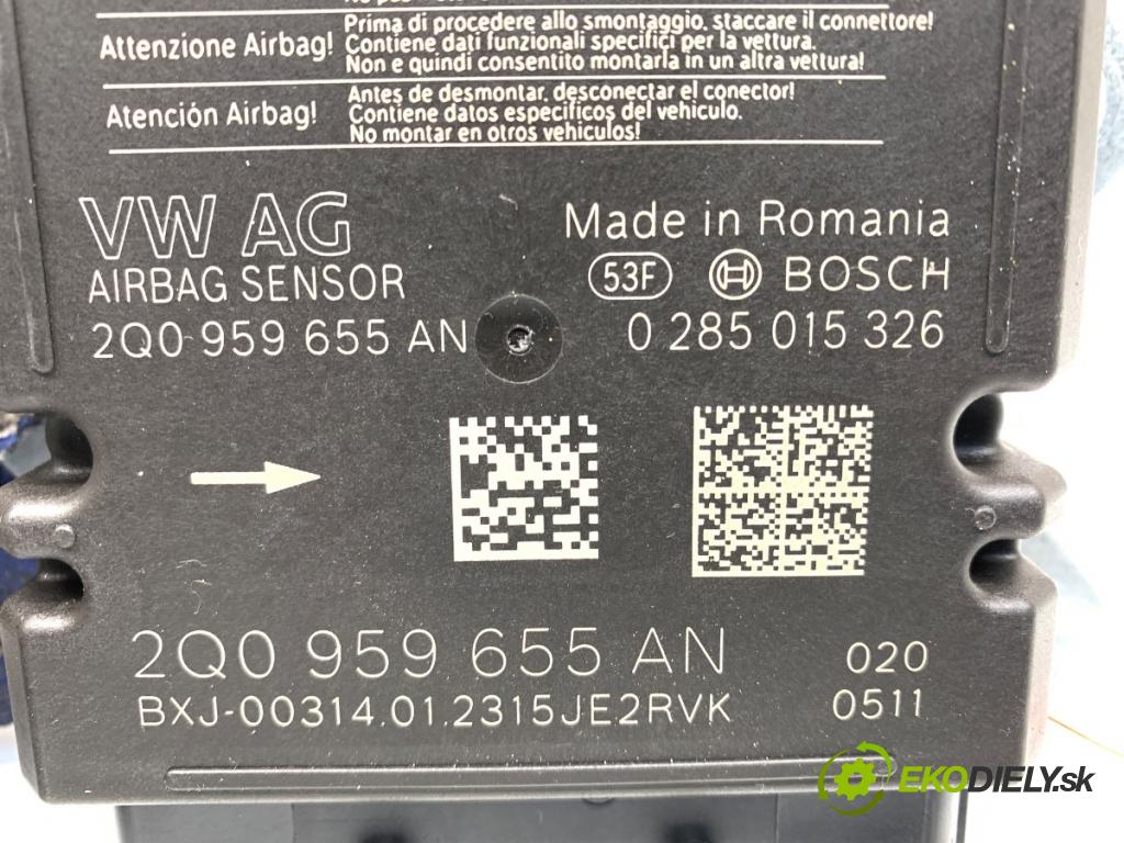 VW TRANSPORTER / CARAVELLE VI Autobus (SGB, SGJ, SHB, SHJ) 2015 - 2022    2.0 TDI 110 kW [150 KM] olej napędowy 2015 - 2022  senzor airbag 2Q0959655AN (Snímače)