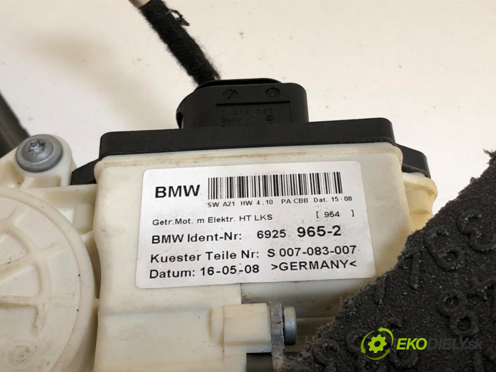 BMW X3 (E83) 2003 - 2011    3.0 sd 210 kW [286 KM] olej napędowy 2006 - 2008  mechanismus okna levý zadní část 6925965-2