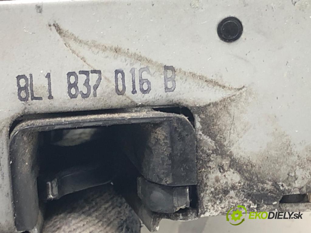 AUDI A3 (8L1) 1996 - 2006    1.9 TDI 96 kW [130 KM] olej napędowy 2000 - 2003  zámok dveře pravý přední část 8L1837016B