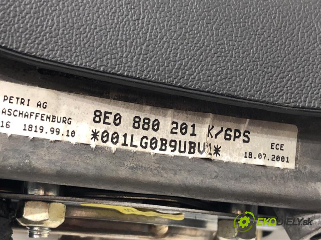 AUDI A3 (8L1) 1996 - 2006    1.9 TDI 96 kW [130 KM] olej napędowy 2000 - 2003  AirBag volantu 8E0880201K (Airbagy)