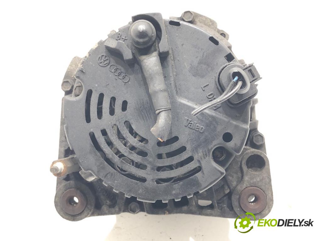AUDI A3 (8L1) 1996 - 2006    1.9 TDI 96 kW [130 KM] olej napędowy 2000 - 2003  Alternátor 038903023S (Alternátory)