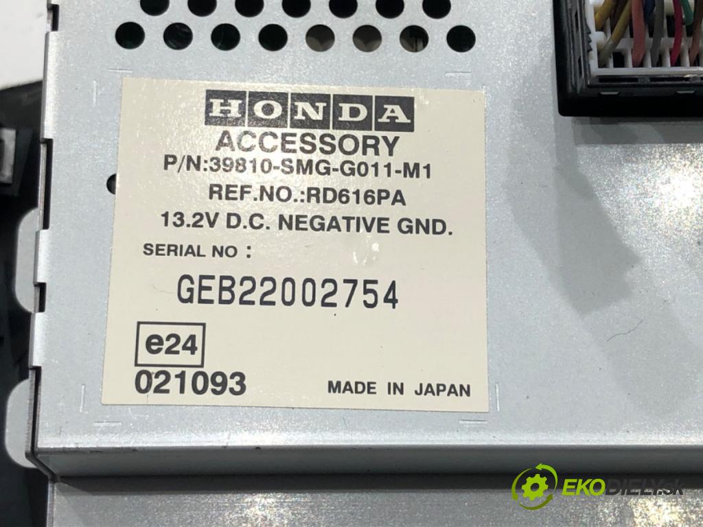 HONDA CIVIC VIII Hatchback (FN, FK) 2005 - 2022    1.8 (FN1, FK2) 103 kW [140 KM] benzyna 2005 - 2022  Dislpej 39810-SMG-G011-M1 (Prístrojové dosky, displeje)