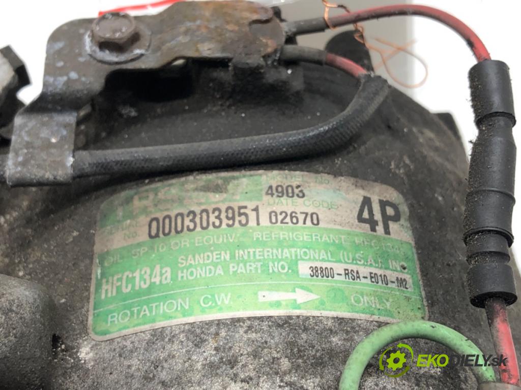 HONDA CIVIC VIII Hatchback (FN, FK) 2005 - 2022    1.8 (FN1, FK2) 103 kW [140 KM] benzyna 2005 - 2022  Kompresor klimatizácie 38800-RSA-E010-M2 (Kompresory klimatizácie)