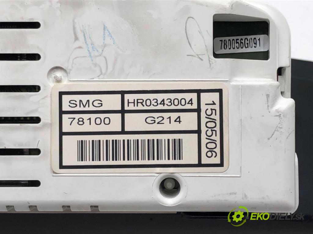 HONDA CIVIC VIII Hatchback (FN, FK) 2005 - 2022    1.8 (FN1, FK2) 103 kW [140 KM] benzyna 2005 - 2022  prístrojovka HR0343004 (Přístrojové desky, displeje)