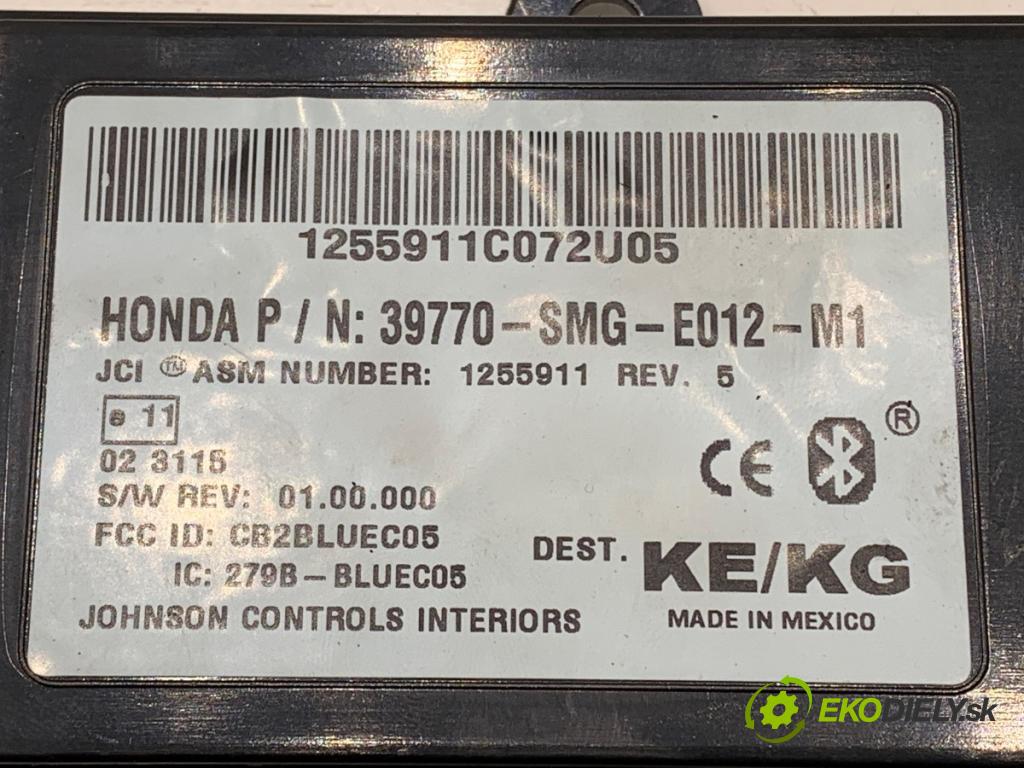 HONDA CIVIC VIII Hatchback (FN, FK) 2005 - 2022    1.8 (FN1, FK2) 103 kW [140 KM] benzyna 2005 - 2022  Modul BLUETOOTH 39770-SMG-E012-M1 (Ostatné)