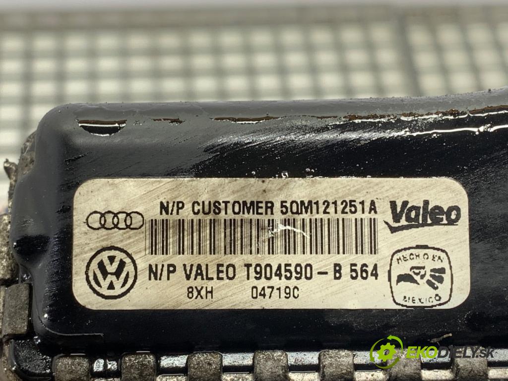 VW TIGUAN ALLSPACE (BW2, BJ2) 2017 - 2022    2.0 TSI 4motion 140 kW [190 KM] benzyna 2018 - 2022  chladič vody 5QM121251A (Chladiče vody)