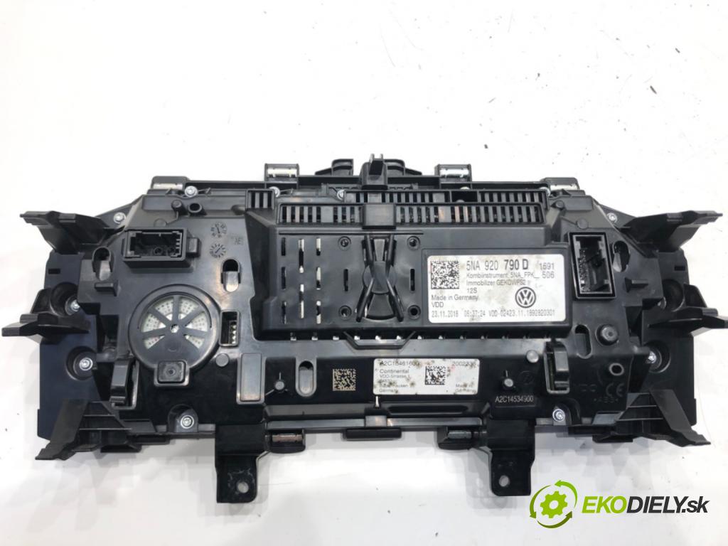 VW TIGUAN ALLSPACE (BW2, BJ2) 2017 - 2022    2.0 TSI 4motion 140 kW [190 KM] benzyna 2018 - 2022  Prístrojovka 5NA920790D (Prístrojové dosky, displeje)
