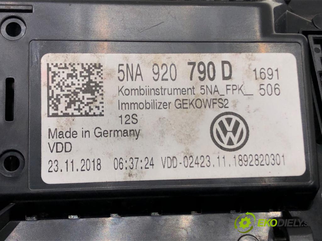 VW TIGUAN ALLSPACE (BW2, BJ2) 2017 - 2022    2.0 TSI 4motion 140 kW [190 KM] benzyna 2018 - 2022  Prístrojovka 5NA920790D (Prístrojové dosky, displeje)