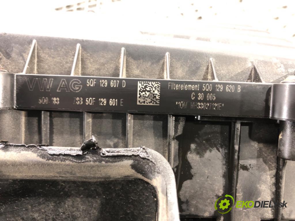 VW TIGUAN ALLSPACE (BW2, BJ2) 2017 - 2022    2.0 TSI 4motion 140 kW [190 KM] benzyna 2018 - 2022  Obal filtra vzduchu 5QF129607D (Obaly filtrov vzduchu)