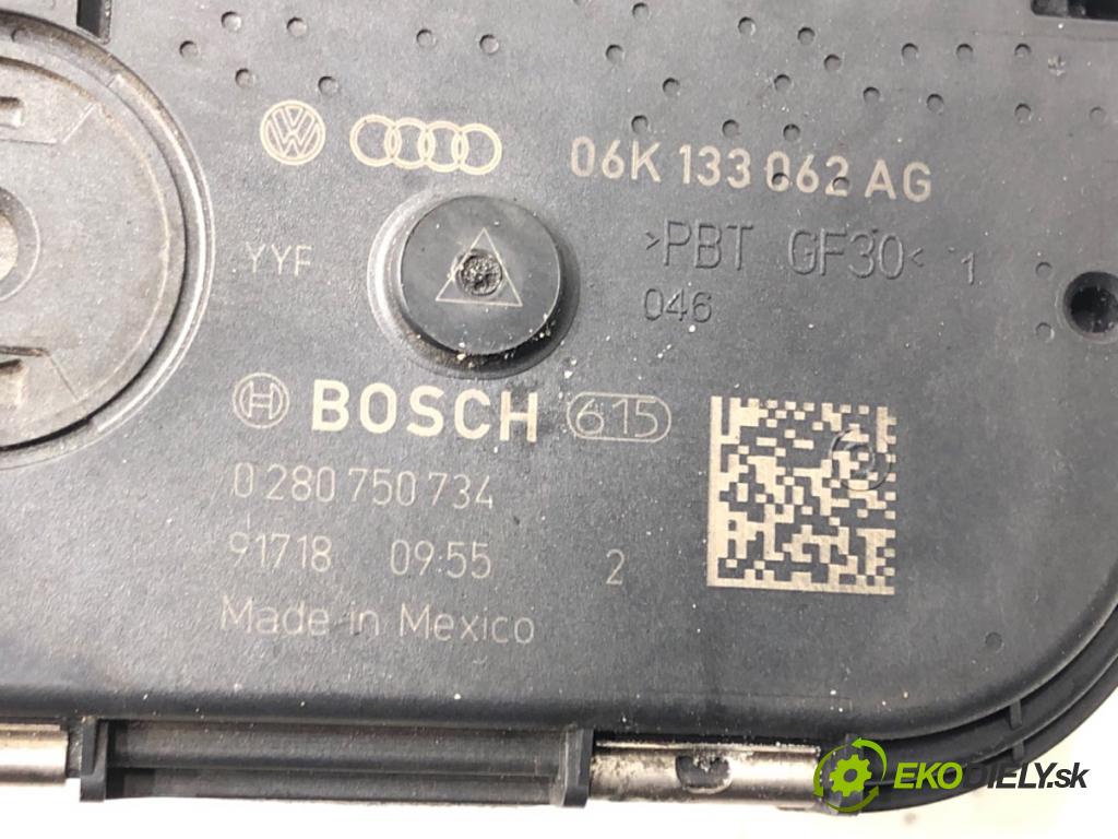 VW TIGUAN ALLSPACE (BW2, BJ2) 2017 - 2022    2.0 TSI 4motion 140 kW [190 KM] benzyna 2018 - 2022  Škrtiaca klapka 06K133062AG 0280750734 (Škrtiace klapky)