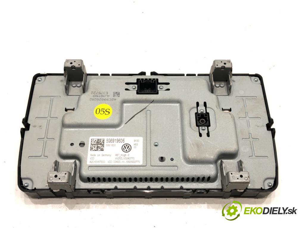 VW TIGUAN ALLSPACE (BW2, BJ2) 2017 - 2022    2.0 TSI 4motion 140 kW [190 KM] benzyna 2018 - 2022  RADIO 5G6919606 (Audio zariadenia)