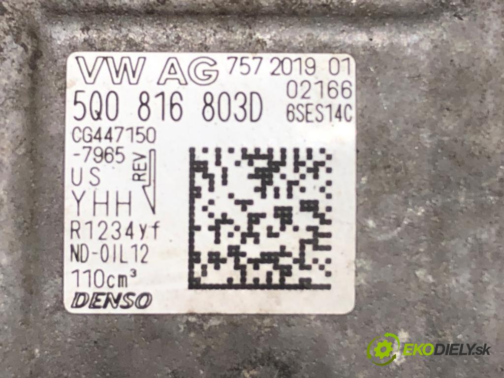 VW TIGUAN ALLSPACE (BW2, BJ2) 2017 - 2022    2.0 TSI 4motion 140 kW [190 KM] benzyna 2018 - 2022  Kompresor klimatizácie 5Q0816803D (Kompresory klimatizácie)