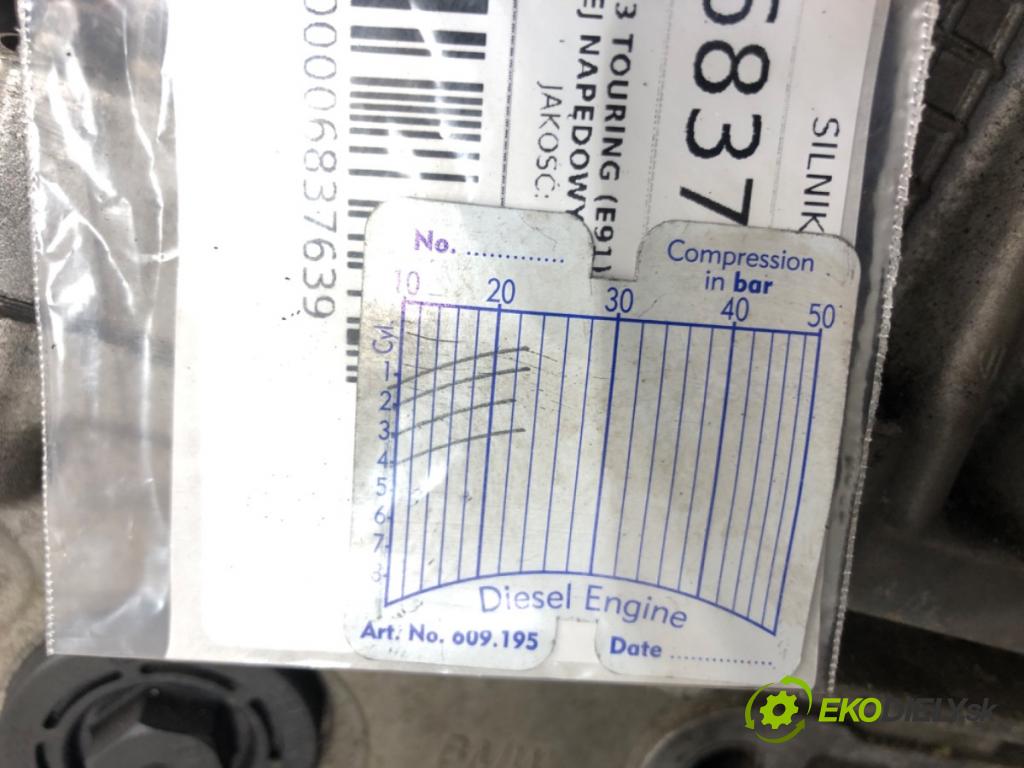 BMW 3 Touring (E91) 2004 - 2012    318 d 105 kW [143 KM] olej napędowy 2007 - 2012  motor N47D20 (Motory (kompletní))