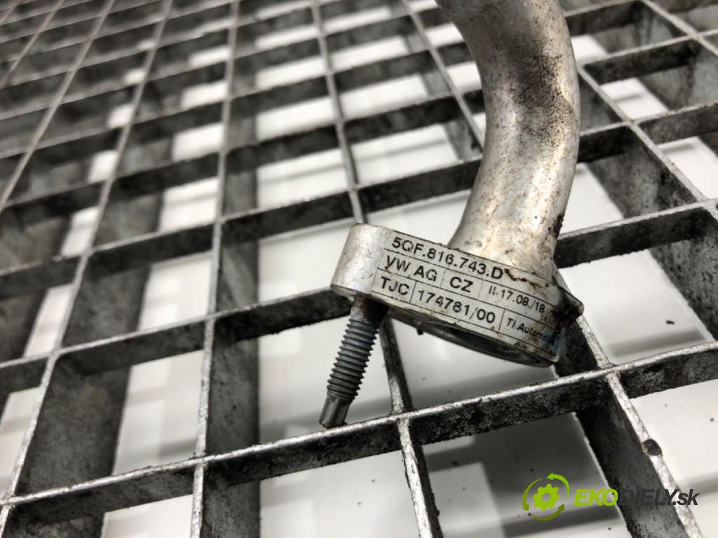 VW TIGUAN ALLSPACE (BW2, BJ2) 2017 - 2022    2.0 TSI 4motion 140 kW [190 KM] benzyna 2018 - 2022  rúrka klimatizácie 5QF816743D (Rúrky klimatizácie)