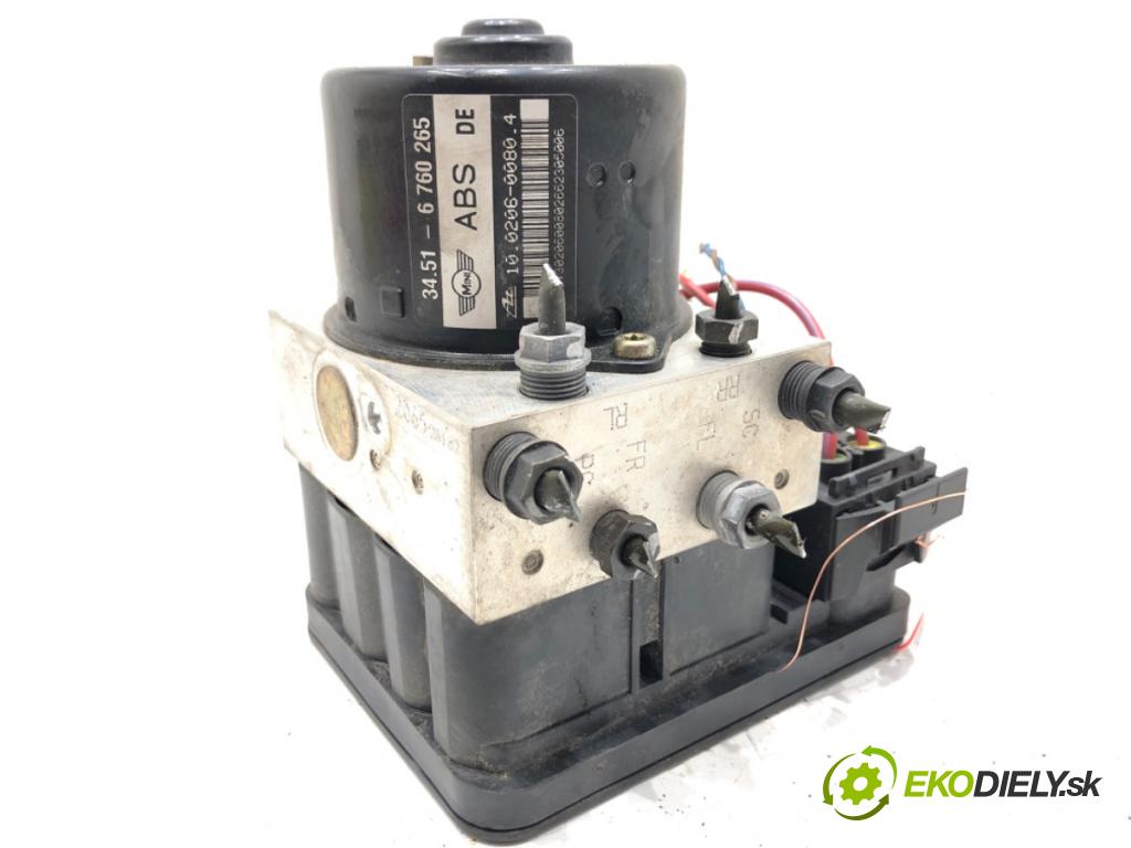 MINI MINI (R50, R53) 2001 - 2006    Cooper 85 kW [116 KM] benzyna 2001 - 2006  Pumpa ABS 6760265 (Pumpy ABS)