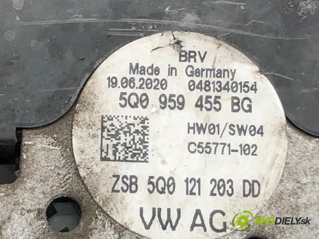 SKODA OCTAVIA III Combi (5E5, 5E6) 2012 - 2022    1.6 TDI 85 kW [115 KM] olej napędowy 2017 - 2022  ventilátor chladiče 5Q0959455BG (Ventilátory)