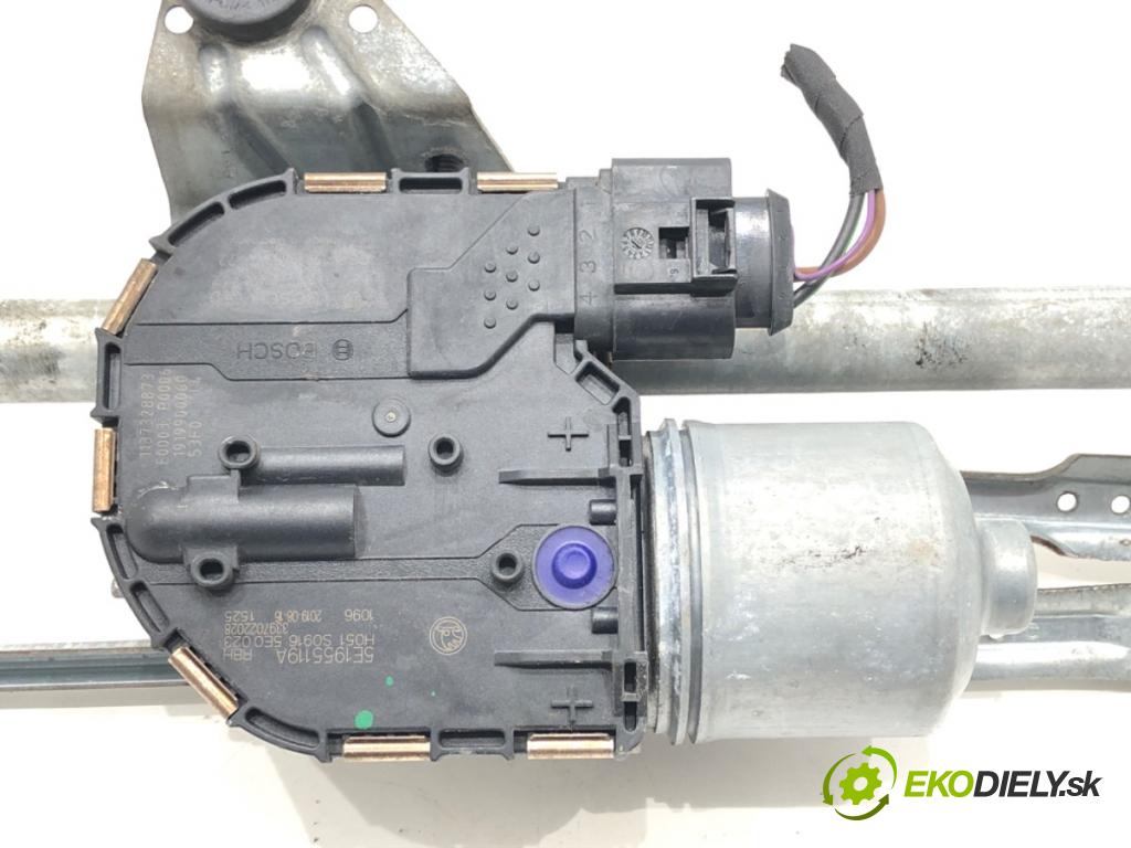 SKODA OCTAVIA III Combi (5E5, 5E6) 2012 - 2022    1.6 TDI 85 kW [115 KM] olej napędowy 2017 - 2022  Mechanizmus stieračov predný 5E1955023B (Motorčeky stieračov predné)