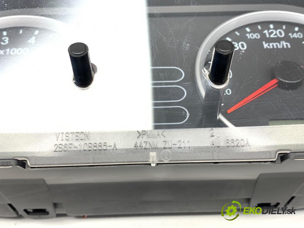 FORD FIESTA V (JH_, JD_) 2001 - 2014    1.3 51 kW [69 KM] benzyna 2001 - 2008  Prístrojovka 2S6F-10B885-A (Prístrojová doska, displej)