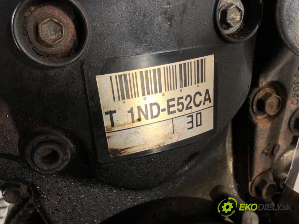 TOYOTA AURIS (_E15_) 2006 - 2012    1.4 D-4D (NDE150_) 66 kW [90 KM] olej napędowy 2007 - 2012  motor  (Motory (kompletní))