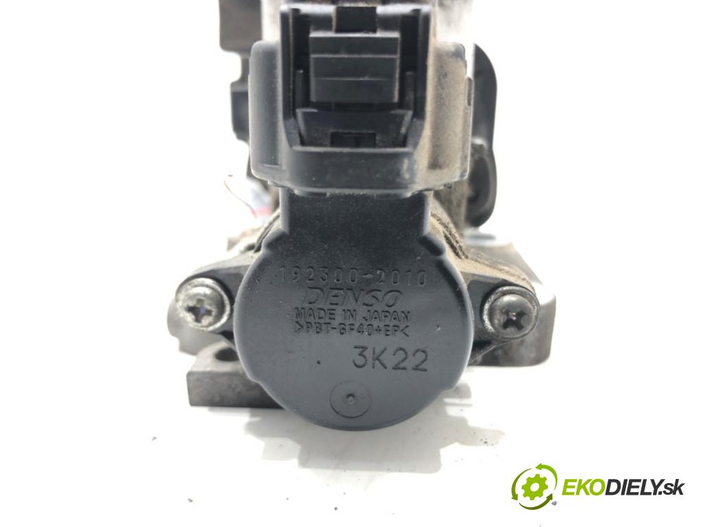 TOYOTA AURIS (_E15_) 2006 - 2012    1.4 D-4D (NDE150_) 66 kW [90 KM] olej napędowy 2007 - 2012  Škrtiaca klapka 192300-2010 (Škrtiace klapky)