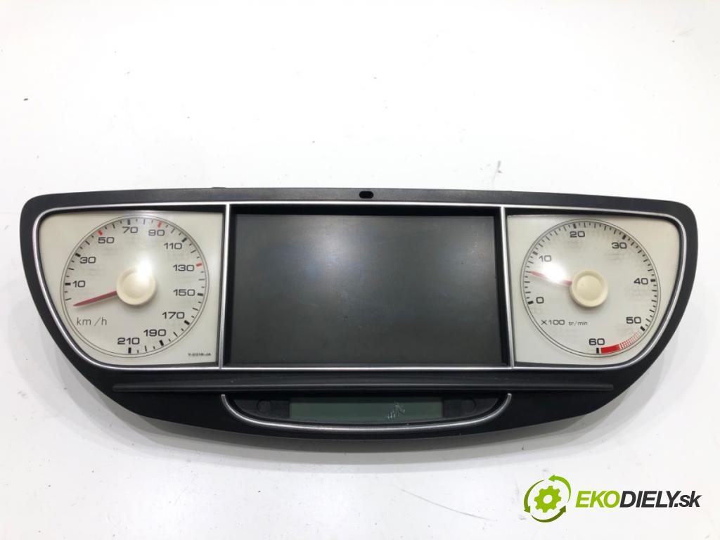 PEUGEOT 807 (EB_) 2002 - 2022    2.0 HDI 100 kW [136 KM] olej napędowy 2006 - 2022  Dislpej 9673538580 (Prístrojové dosky, displeje)