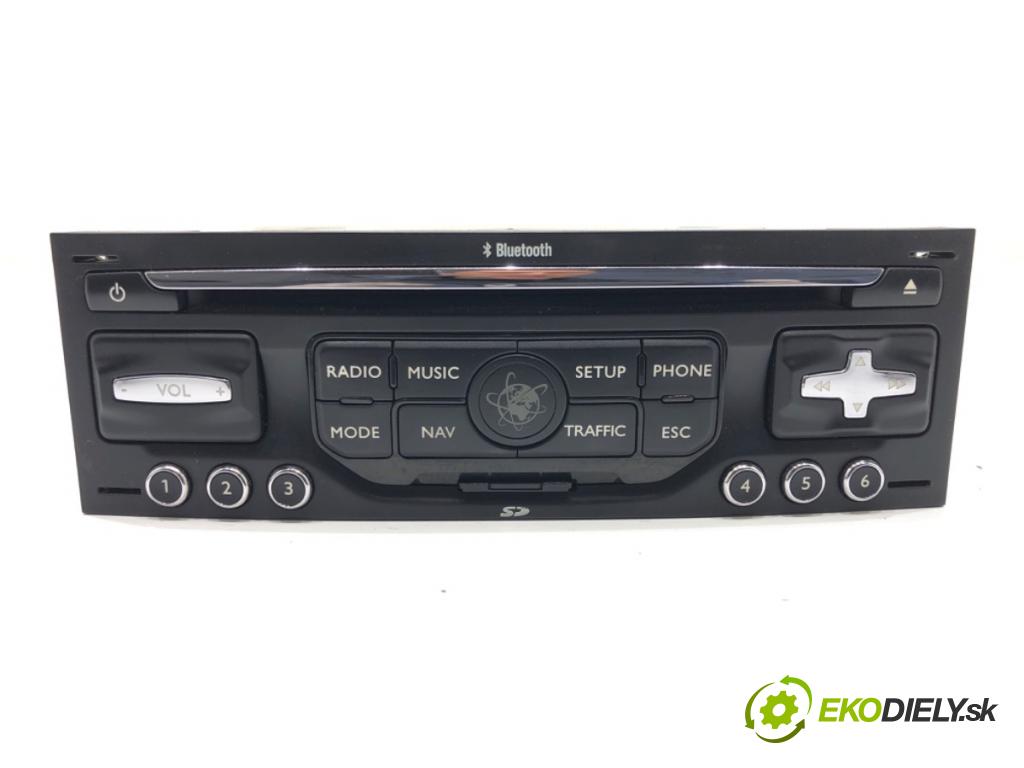 PEUGEOT 807 (EB_) 2002 - 2022    2.0 HDI 100 kW [136 KM] olej napędowy 2006 - 2022  RADIO 96775475XT (Audio zariadenia)