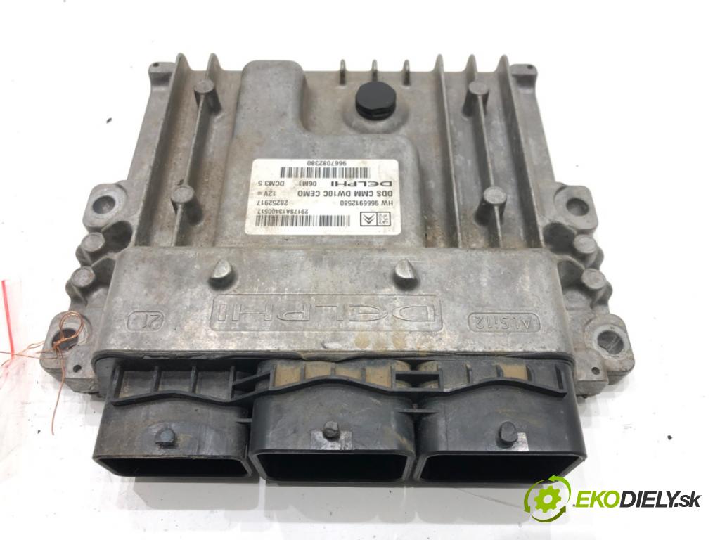 PEUGEOT 807 (EB_) 2002 - 2022    2.0 HDI 100 kW [136 KM] olej napędowy 2006 - 2022  riadiaca jednotka Motor 9666912580 (Riadiace jednotky)