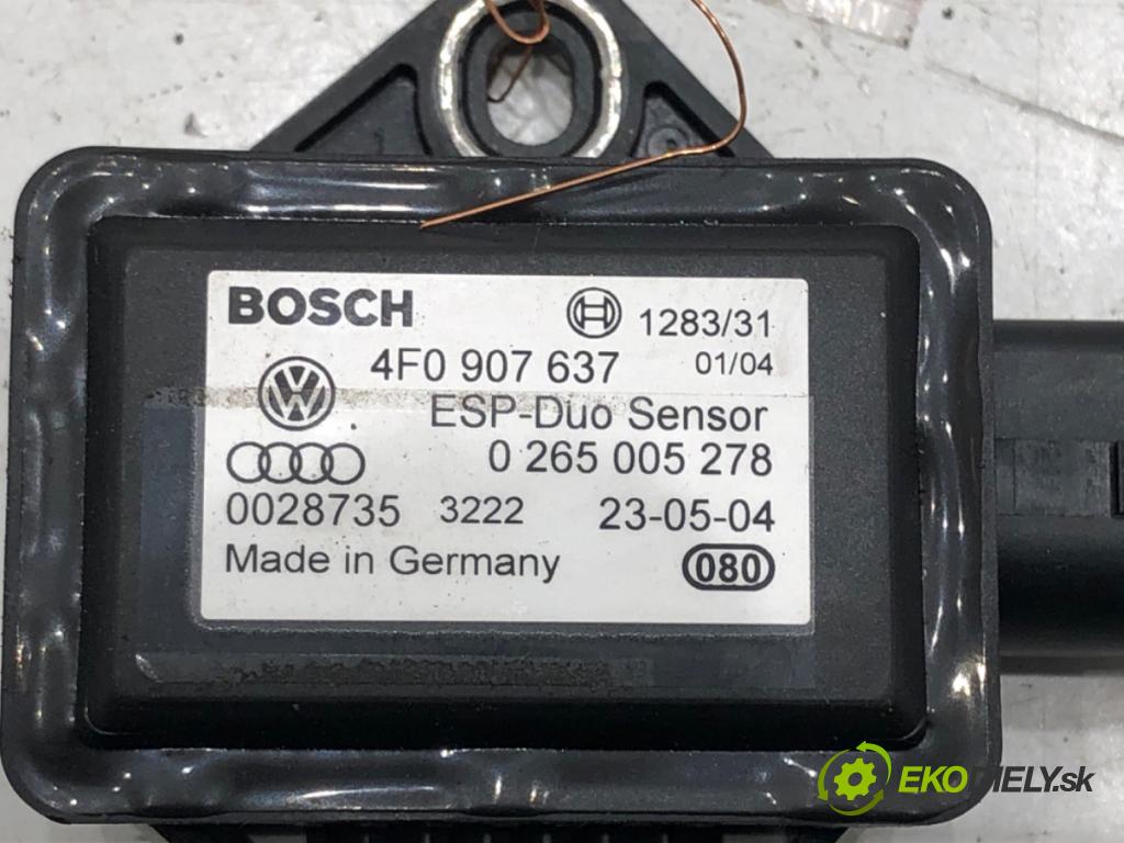 AUDI A6 C6 (4F2) 2004 - 2011    2.4 130 kW [177 KM] benzyna 2004 - 2008  snímač ESP 4F0907637