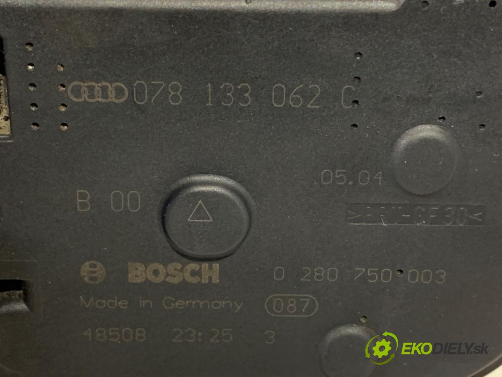 AUDI A6 C6 (4F2) 2004 - 2011    2.4 130 kW [177 KM] benzyna 2004 - 2008  Škrtiaca klapka 078133062C (Škrtiace klapky)