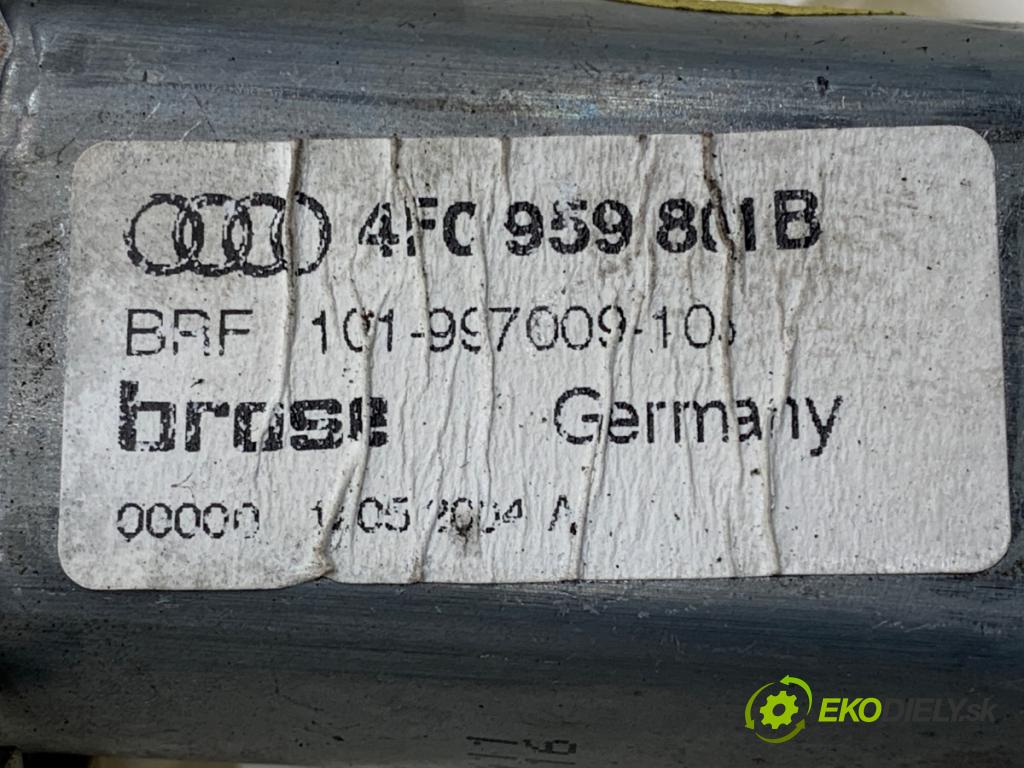 AUDI A6 C6 (4F2) 2004 - 2011    2.4 130 kW [177 KM] benzyna 2004 - 2008  mechanismus okna levý přední část 4F0837461A