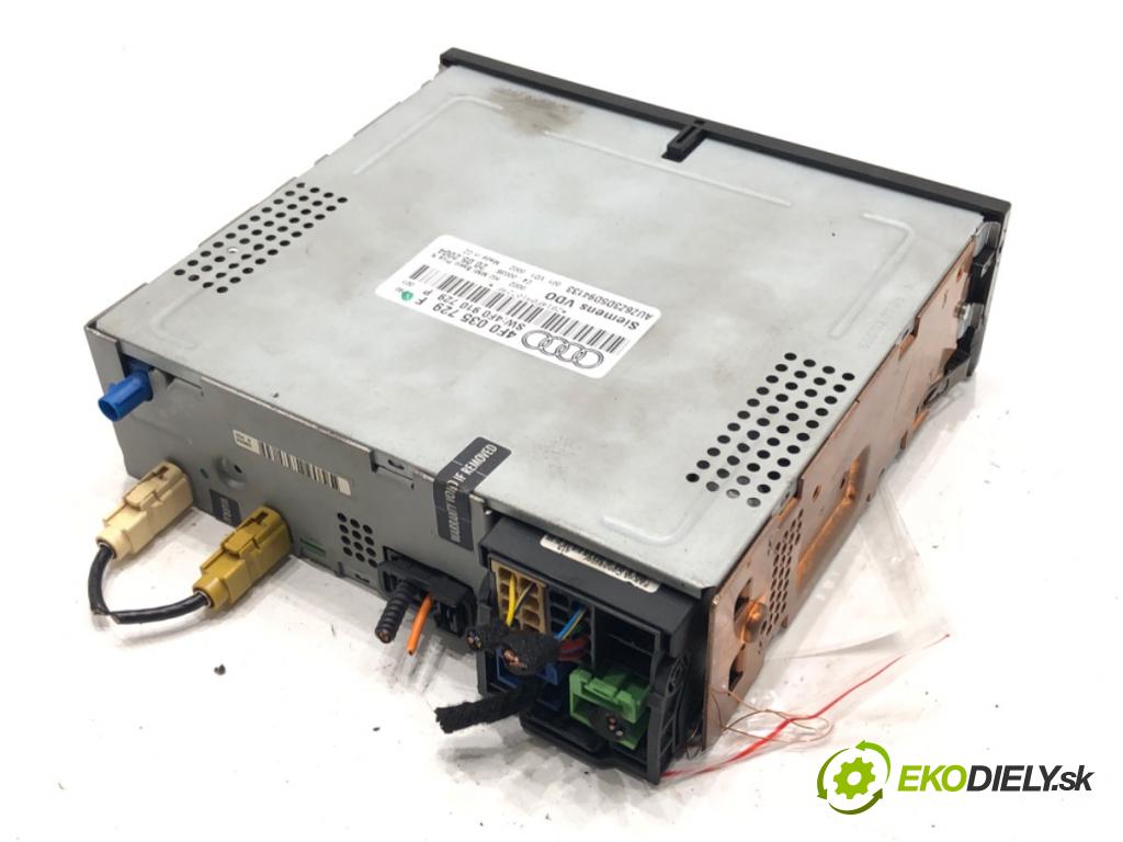 AUDI A6 C6 (4F2) 2004 - 2011    2.4 130 kW [177 KM] benzyna 2004 - 2008  čítač navigácie 4F0910729F (Ostatné)