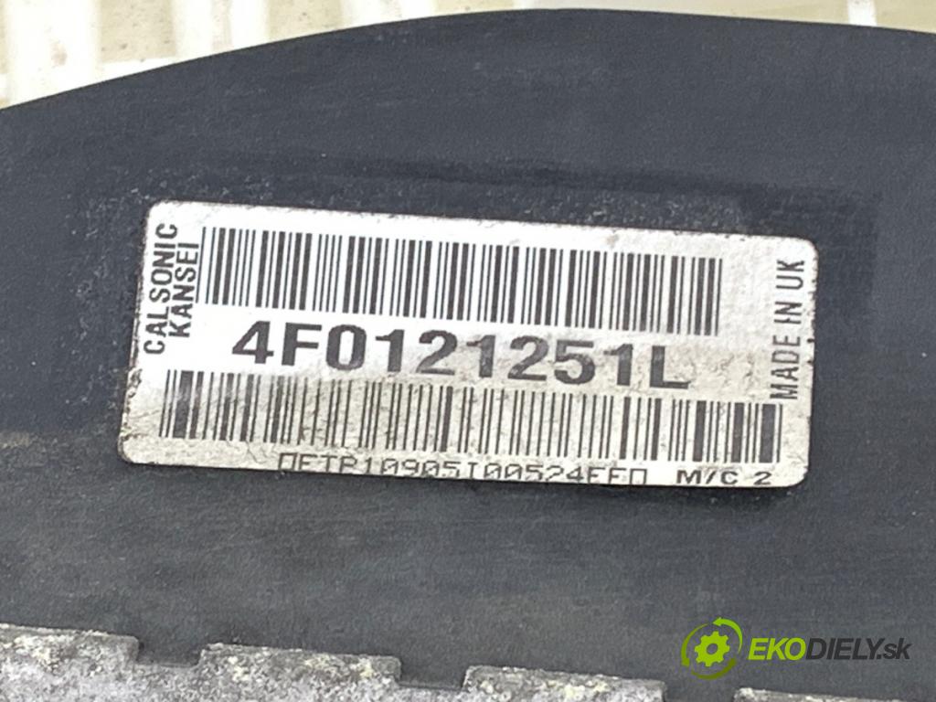 AUDI A6 C6 (4F2) 2004 - 2011    2.4 130 kW [177 KM] benzyna 2004 - 2008  Chladič vody 4F0121251L (Chladiče vody)