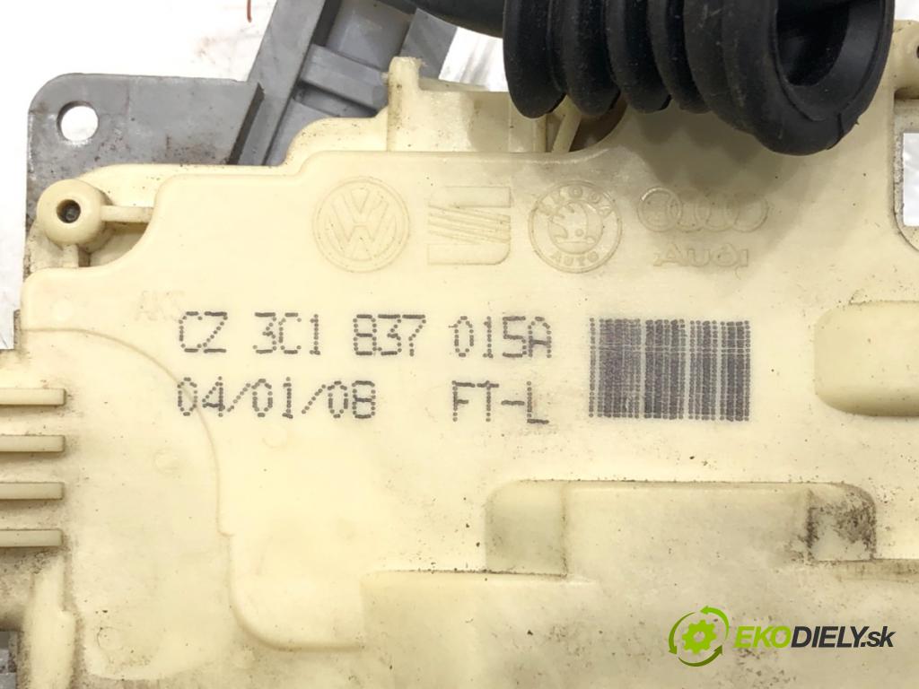VW TIGUAN (5N_) 2007 - 2018    1.4 TSI 4motion 110 kW [150 KM] benzyna 2007 - 2018  zámok dveře levý přední část 3C1837015A