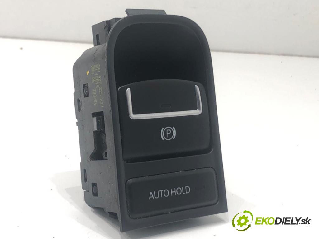 VW TIGUAN (5N_) 2007 - 2018    1.4 TSI 4motion 110 kW [150 KM] benzyna 2007 - 2018  Spínač brzdy ručnej brzdy 5N0927225 (Prepínače, spínače, tlačidlá a ovládače kúrenia)