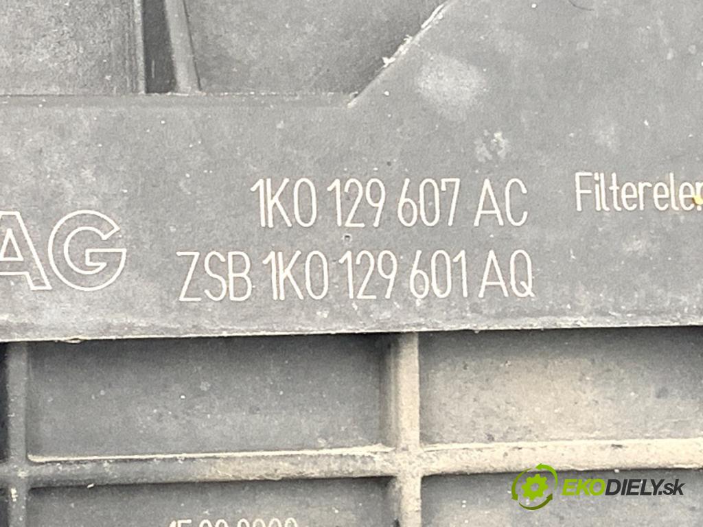 VW TIGUAN (5N_) 2007 - 2018    1.4 TSI 4motion 110 kW [150 KM] benzyna 2007 - 2018  Obal filtra vzduchu 1K0129601AQ (Obaly filtrov vzduchu)