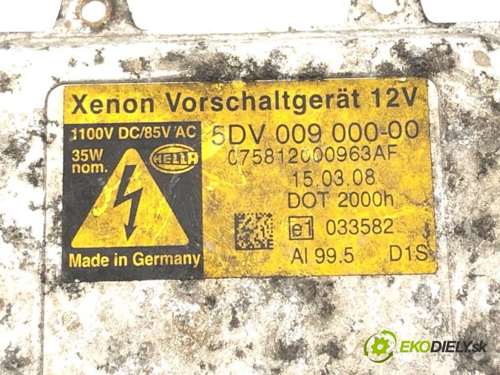 VW TIGUAN (5N_) 2007 - 2018    1.4 TSI 4motion 110 kW [150 KM] benzyna 2007 - 2018  Menič XENON 5DV009000-00 (Riadiace jednotky xenónu)