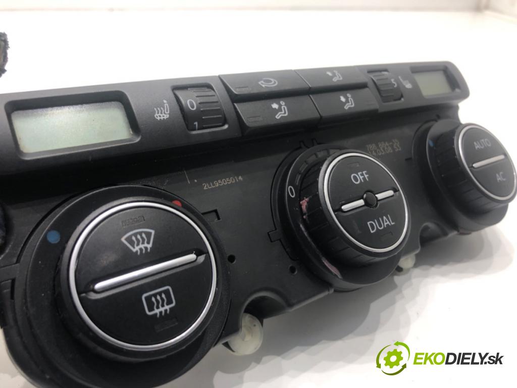 VW TIGUAN (5N_) 2007 - 2018    1.4 TSI 4motion 110 kW [150 KM] benzyna 2007 - 2018  Panel ovládania kúrenia 1K0907044DE (Prepínače, spínače, tlačidlá a ovládače kúrenia)