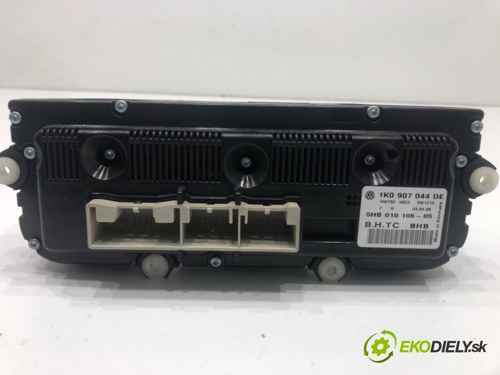 VW TIGUAN (5N_) 2007 - 2018    1.4 TSI 4motion 110 kW [150 KM] benzyna 2007 - 2018  Panel ovládania kúrenia 1K0907044DE (Prepínače, spínače, tlačidlá a ovládače kúrenia)