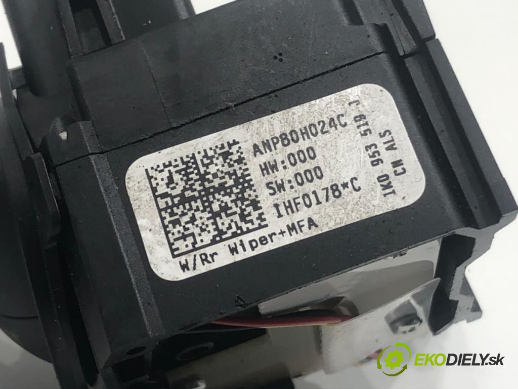 VW TIGUAN (5N_) 2007 - 2018    1.4 TSI 4motion 110 kW [150 KM] benzyna 2007 - 2018  Prepínač kombinovaný 1K0953513G 1K0953519J (Prepínače, spínače, tlačidlá a ovládače kúrenia)