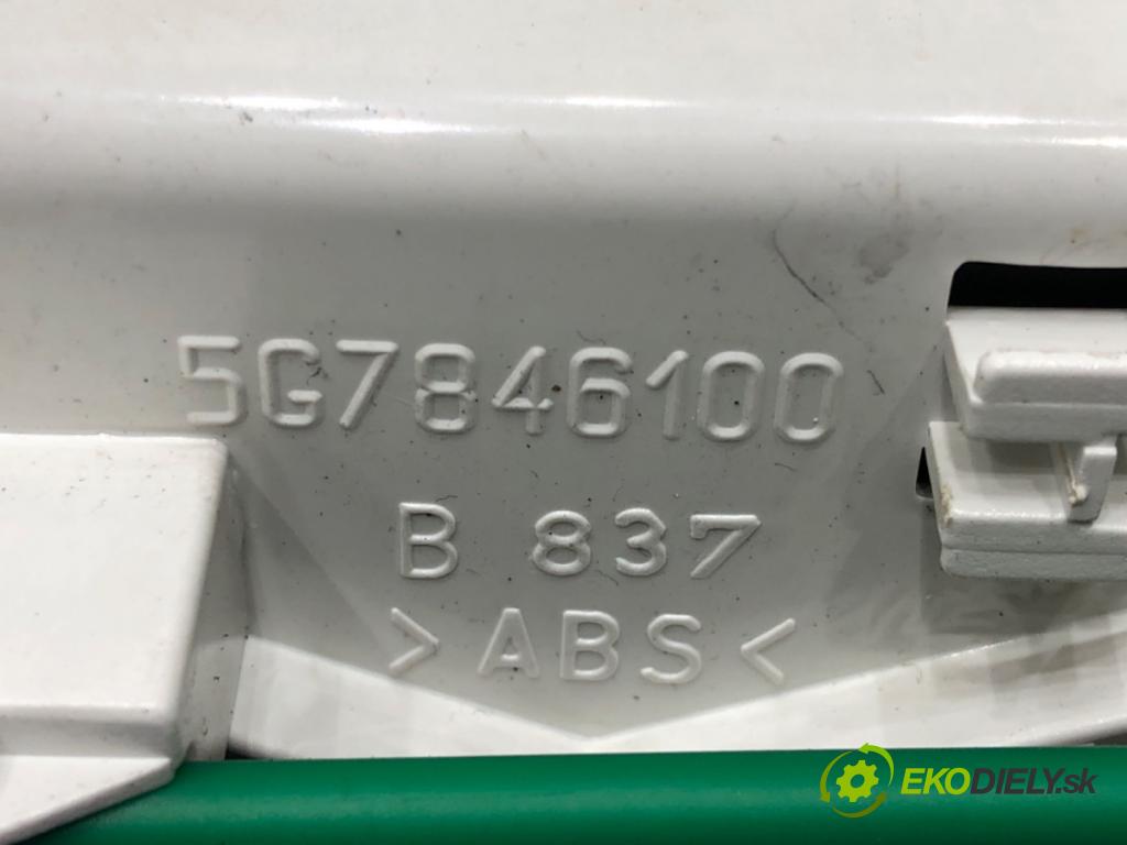 FIAT BRAVO II (198_) 2006 - 2022    1.6 D Multijet (198AXH1B) 77 kW [105 KM] olej napędowy 2007 - 2014  Panel ovládania kúrenia 5G7846100 (Prepínače, spínače, tlačidlá a ovládače kúrenia)