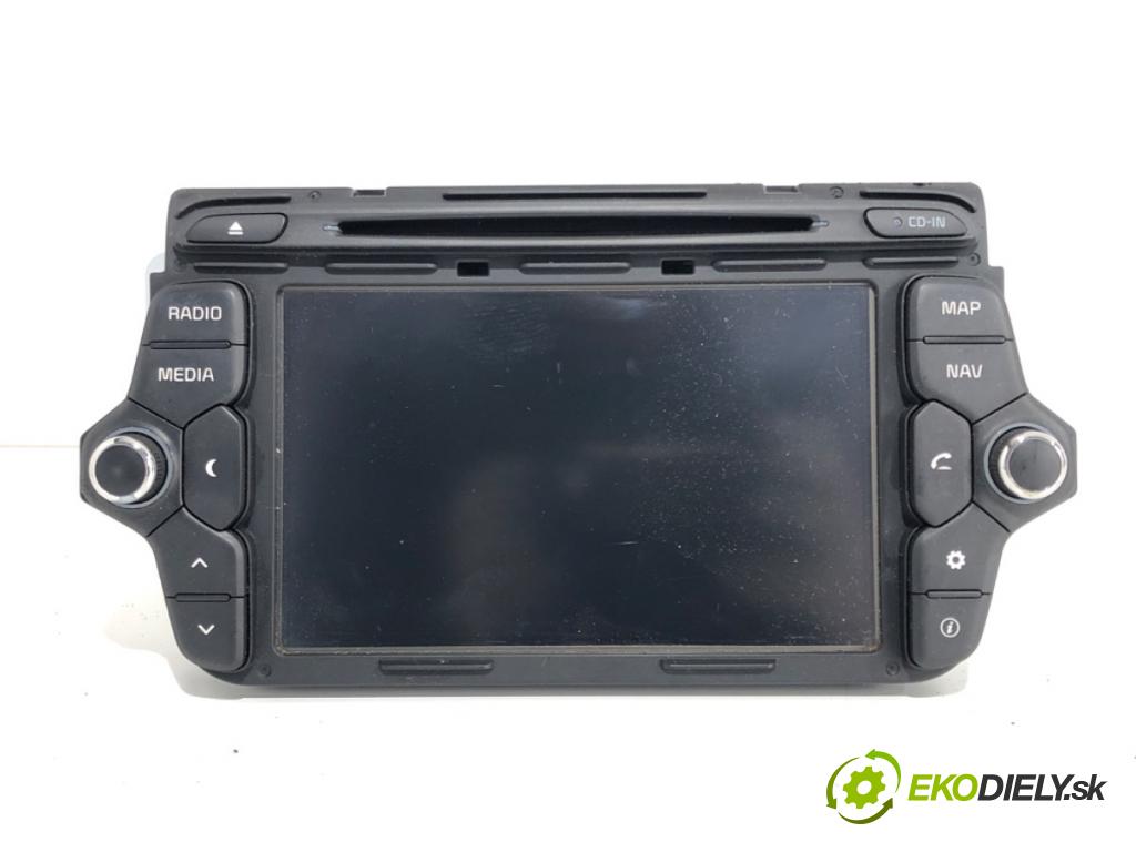 KIA CEED Sportswagon (JD) 2012 - 2018    1.6 CRDi 110 81 kW [110 KM] olej napędowy 2013 - 2018  RADIO Navigácia 96560-A2110WK (Audio zariadenie)