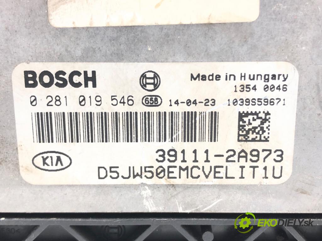 KIA CEED Sportswagon (JD) 2012 - 2018    1.6 CRDi 110 81 kW [110 KM] olej napędowy 2013 - 2018  riadiaca jednotka Motor 39111-2A973 (Riadiaca jednotka)