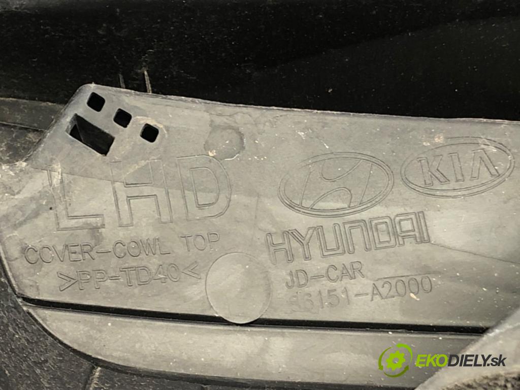 KIA CEED Sportswagon (JD) 2012 - 2018    1.6 CRDi 110 81 kW [110 KM] olej napędowy 2013 - 2018  Torpédo, plast pod čelné okno 86151-A2000 (Torpéda)