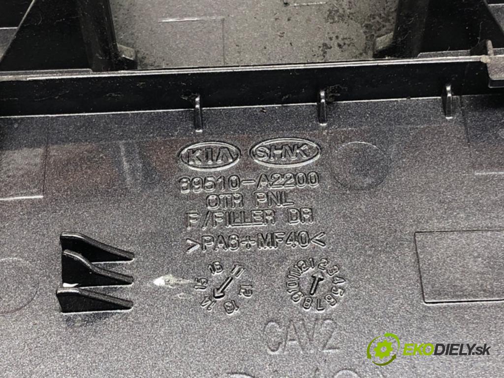 KIA CEED Sportswagon (JD) 2012 - 2018    1.6 CRDi 110 81 kW [110 KM] olej napędowy 2013 - 2018  Dvierka nádrže paliva  (Ostatné)
