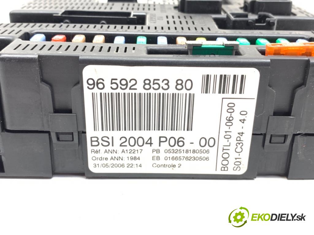 PEUGEOT 207 (WA_, WC_) 2006 - 2015    1.4 16V 65 kW [88 KM] benzyna 2006 - 2013  modul BSI 9659285380 (Pojistkové skříňky)