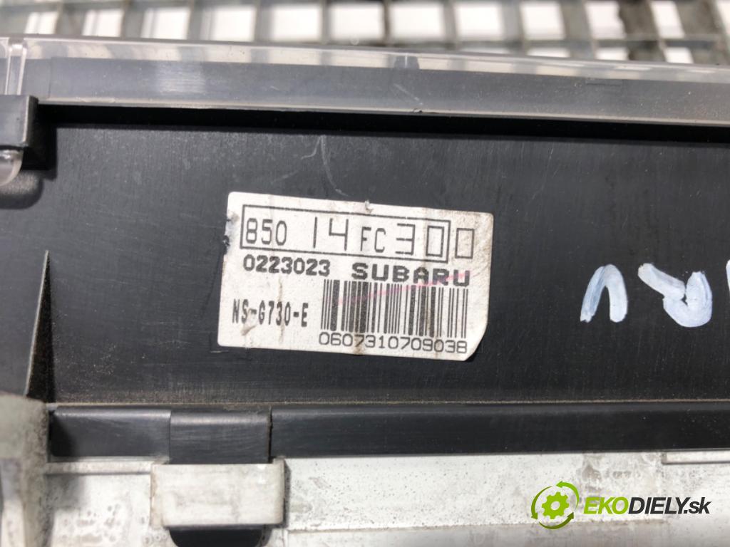 SUBARU FORESTER (SF_) 1997 - 2002    2.0 S Turbo AWD (SF5) 125 kW [170 KM] benzyna 1998 - 2001  Prístrojovka 85014FC300 (Prístrojové dosky, displeje)