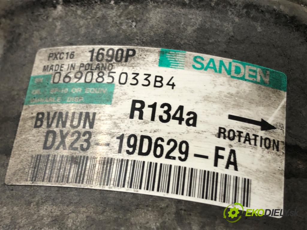 JAGUAR XF I (X250) 2008 - 2015    3.0 250 kW [340 KM] benzyna 2012 - 2015  Kompresor klimatizácie DX23-19D629-FA (Kompresory klimatizácie)